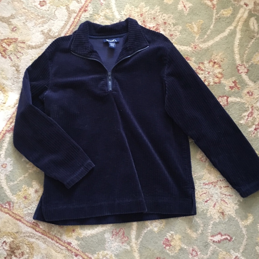 Denim and Co Corduroy navy casual jacket